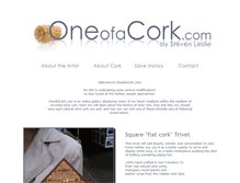 Tablet Screenshot of oneofacork.com